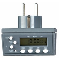 Digitale tijdschakelklok terrarium met secondefunctie 7x7 cm