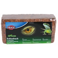 Kokossnippers tropisch terrariumsubstraat 4,5 liter voor vochtige en regenwoudterraria