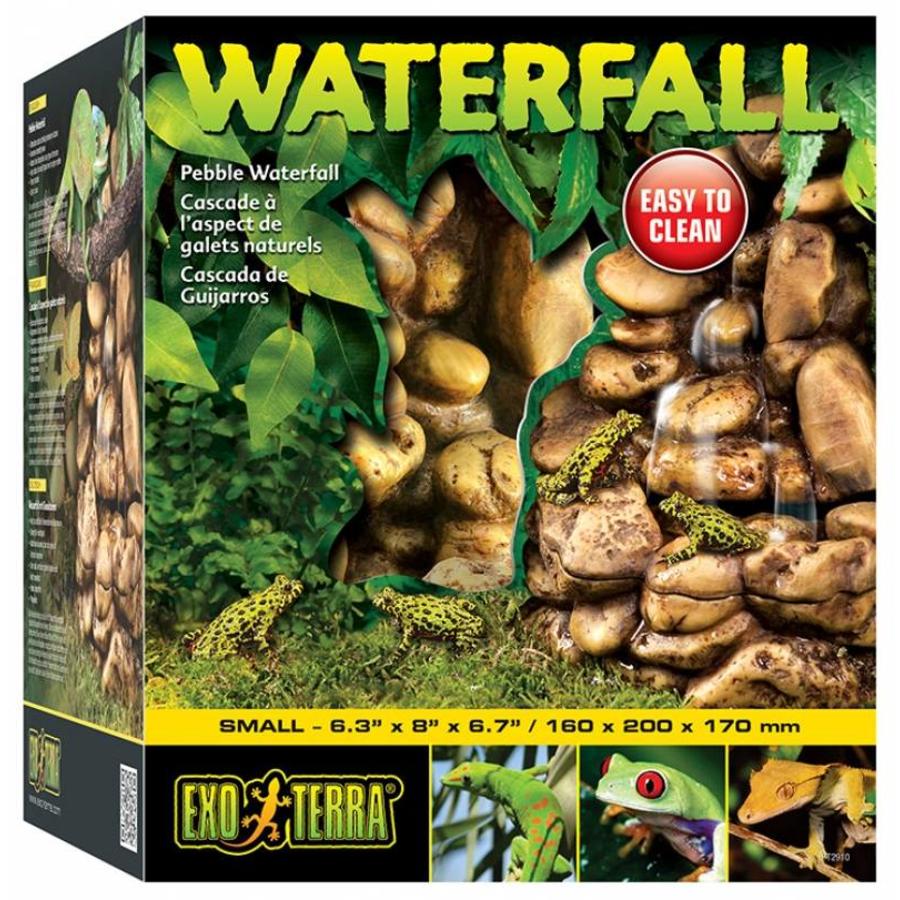 Pebble Waterval – Natuurlijke kiezel-look, inclusief pomp, 3 maten