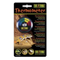 Analoge terrariumthermometer Ø 5,5 cm – zelfklevende thermometer voor reptielen & amfibieën