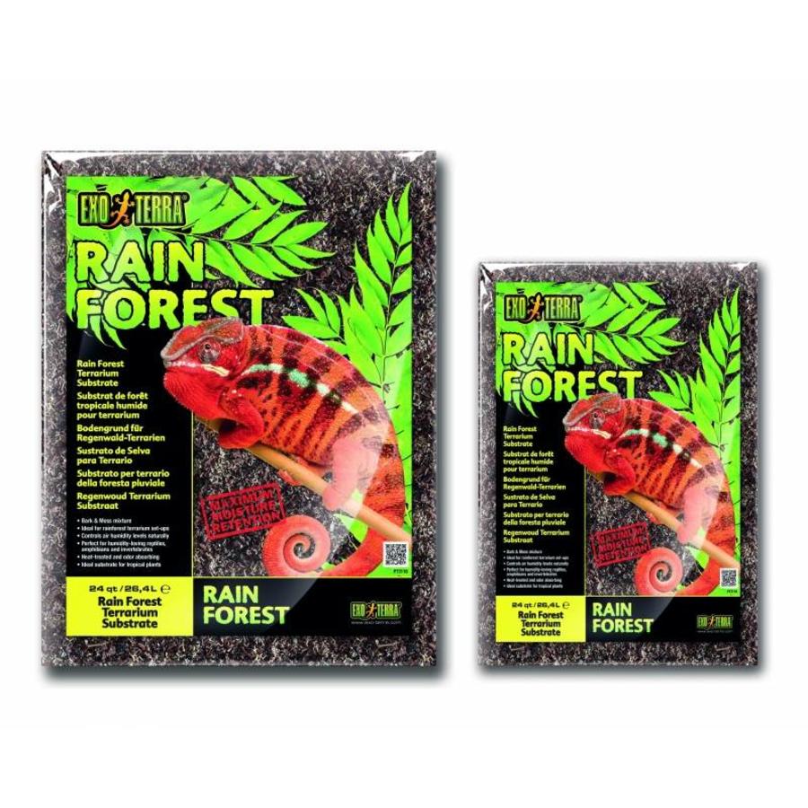 Rain Forest terrariumsubstraat 8,8L en 26,4L – natuurlijke schors- en mosmix voor tropische terraria