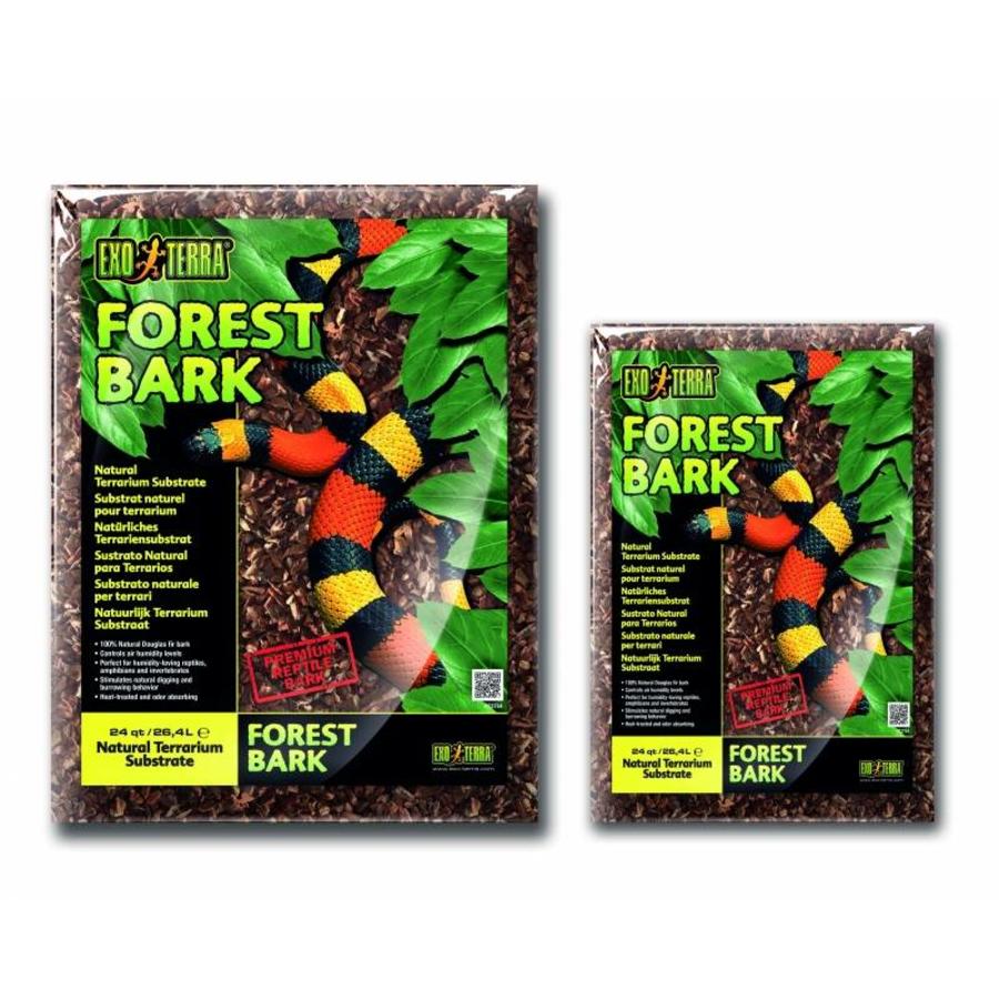 Forest Bark terrariumsubstraat 8,8L en 26,4L | natuurlijke douglasschors voor tropische terraria