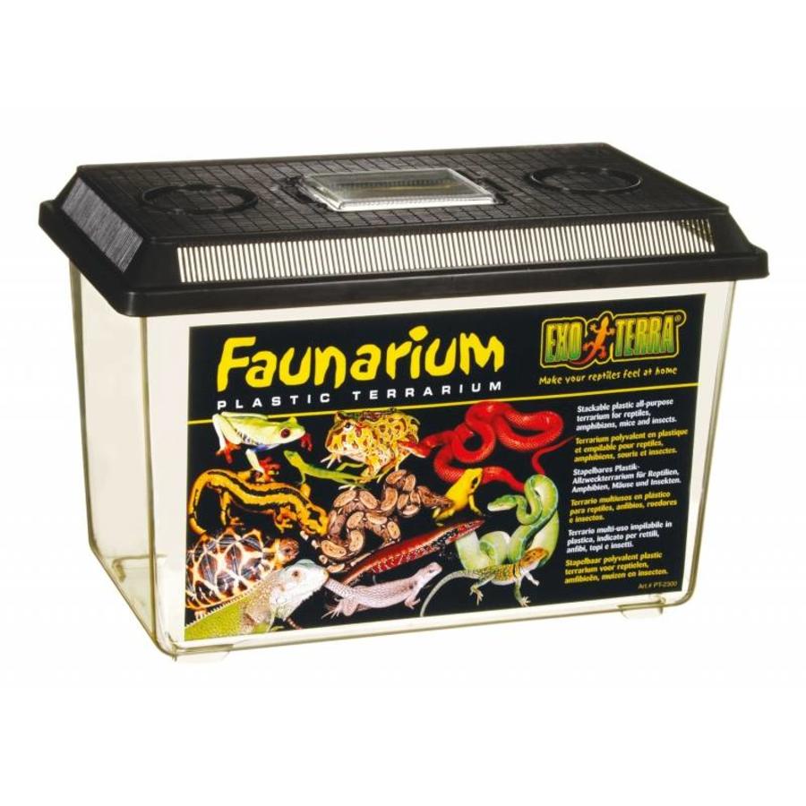 Faunarium Small, Medium en Large – kunststof transport- en quarantainebak voor reptielen, amfibieën en insecten