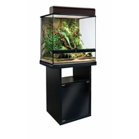 Terrarium onderkast zwart 60x45x70 cm voor terraria tot 60x45 cm