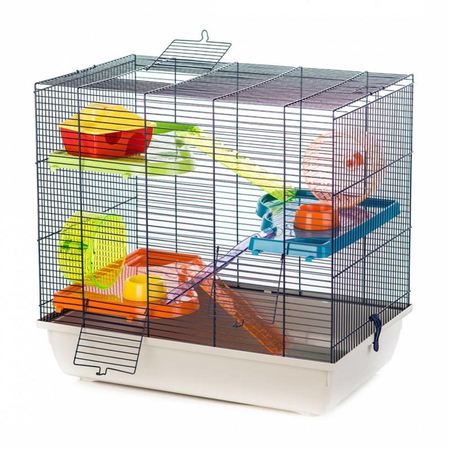 Hamsterkooi Teddy 2 Gigant met drie verdiepingen en accessoires