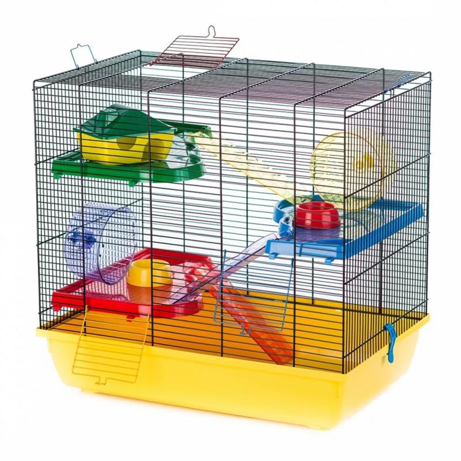 Hamsterkooi Teddy 2 Gigant met drie verdiepingen en accessoires