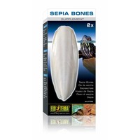 Sepia Bones 2 stuks – natuurlijke calciumbron voor waterschildpadden, landschildpadden en hagedissen