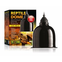 Reptile Dome Ø15 cm en Ø21 cm | extra diepe aluminium reflector met keramische lamphouder voor terraria