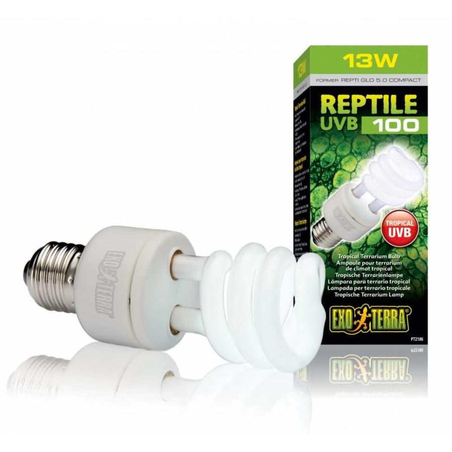 UVB100 compactlamp 13W | 26W | optimale UVB voor tropische terraria