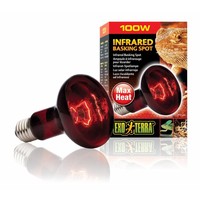 Infrarood Warmtespot 50 W | 75 W | 100 W | 150 W – 24-uurs warmtebron met rood glas