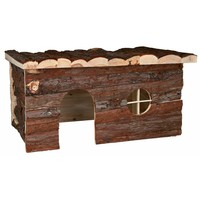 Huisje Jerrik schuilhuis van natuurhout voor knaagdieren en reptielen