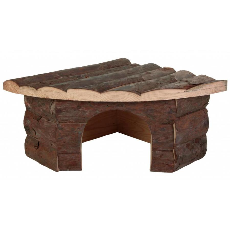 Hoekhuisje Jesper | houten hoekschuilhuis | 4 maten