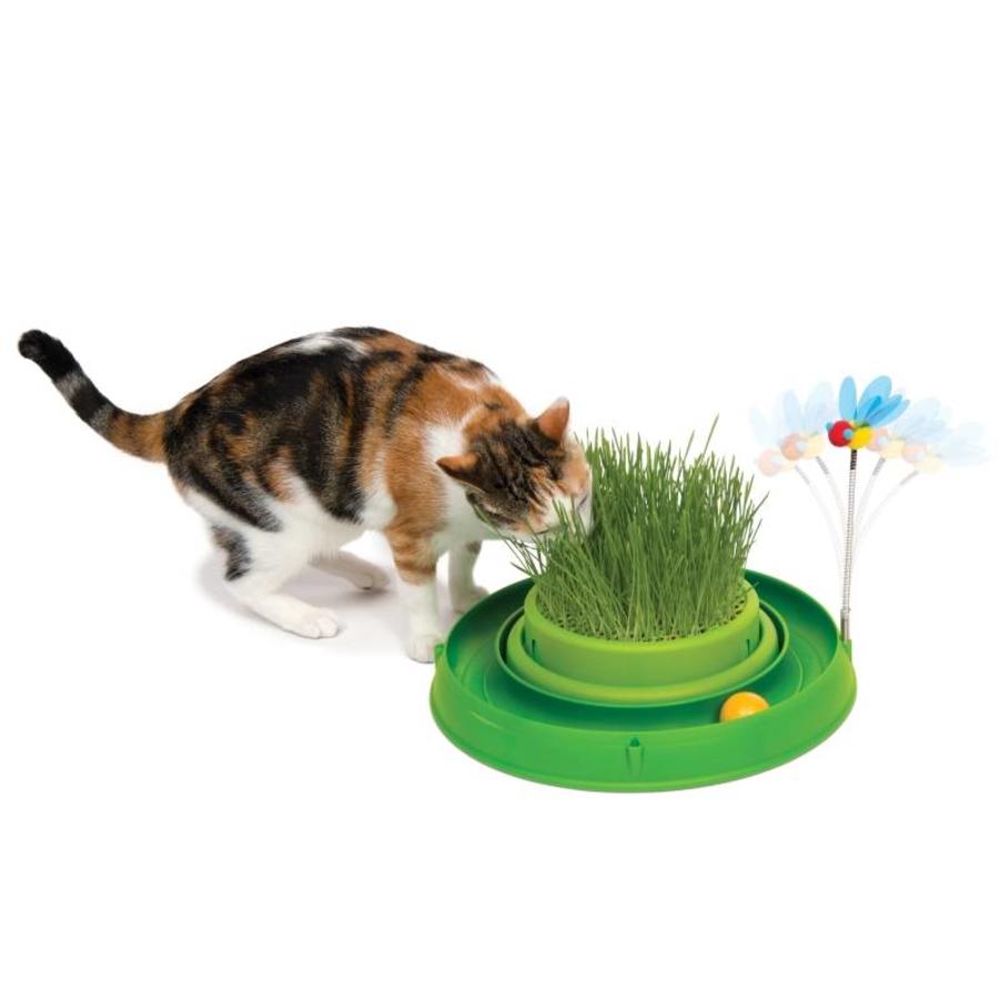 Play ballenbaan met kattengras