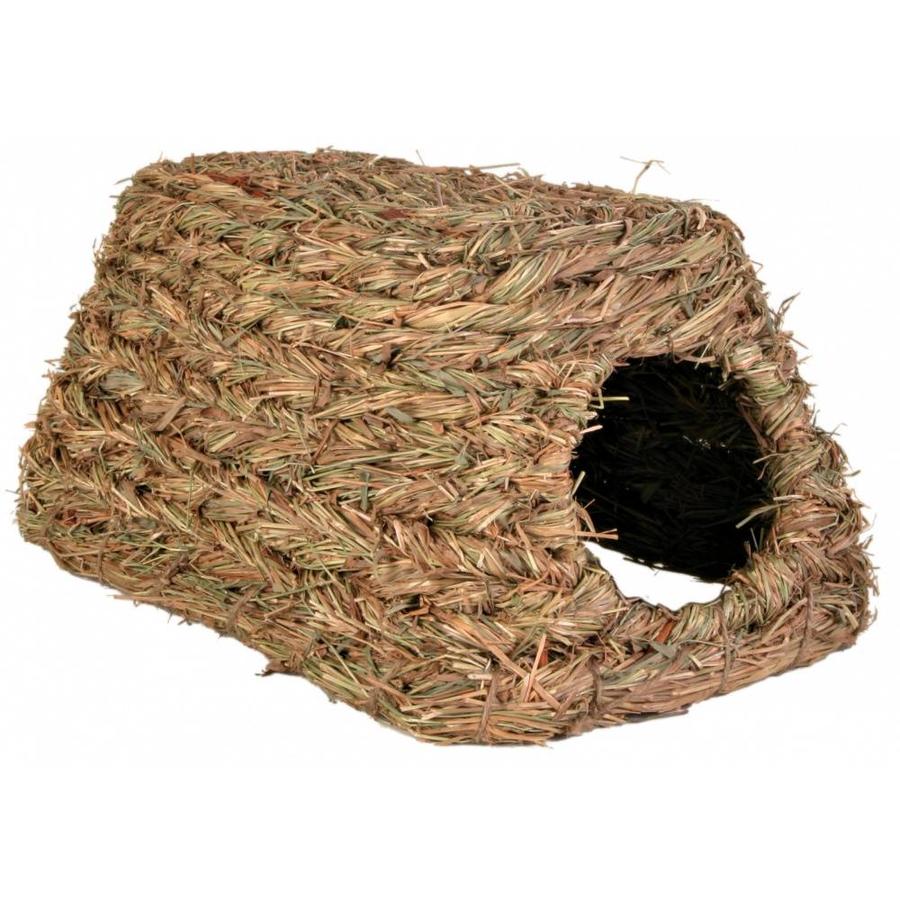 Grashuis 18 x 13 x 28 cm | natuurlijke schuilplaats voor knaagdieren en terrarium