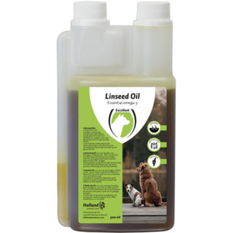 Lijnzaadolie voor honden 500 ml