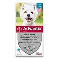 Advantix spot-on hond 6 pipetten