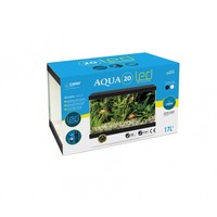 Aqua 20 LED | 17L | 40 x 20 x 26CM  Zwart Aquarium