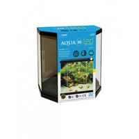 Aqua 30 LED | 25L | 40 x 20 x 45,5CM Zwart Aquarium