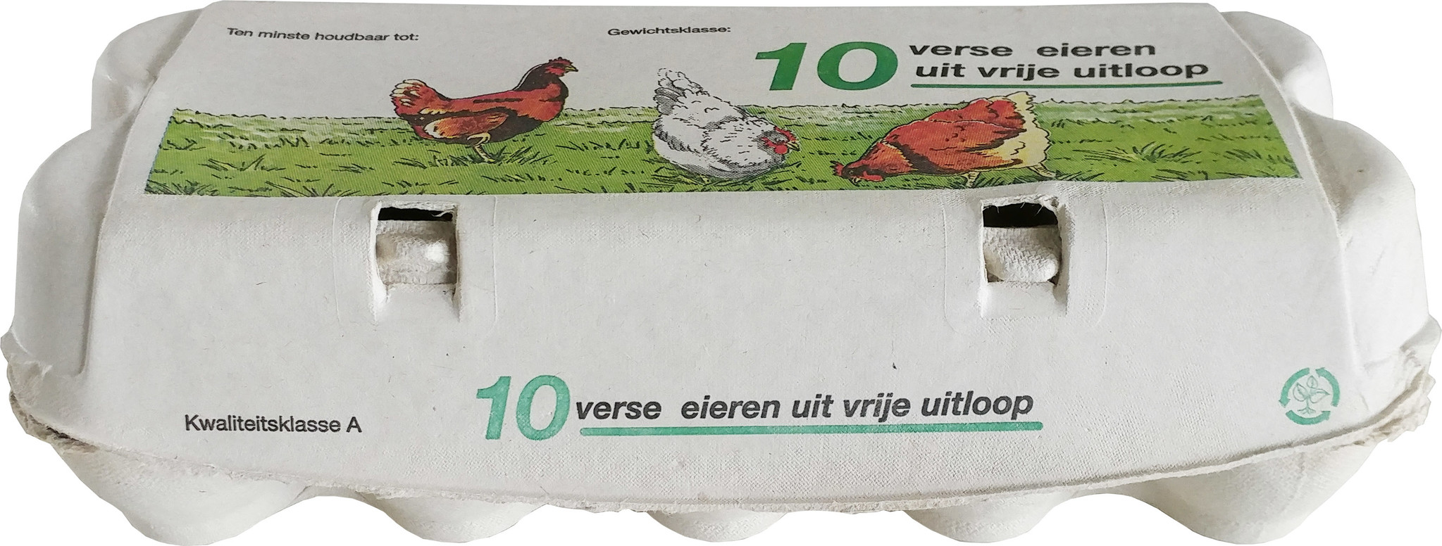 Redfroq Gekleurde eierdozen voor kippeneieren maat M/L