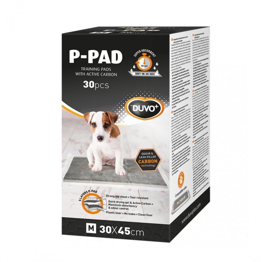 P-pad carbon puppy pads 30 stuks