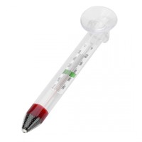 Glas Thermometer met zuignap 11cm