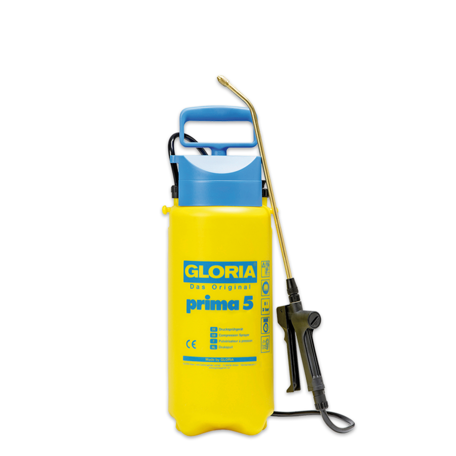 Drukspuit Prima 5 met messing spuitlans 5 liter | 3 bar