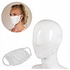 Herbruikbaar en wasbaar mondmasker wit