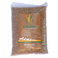 Strokorrels van tarwestro voor kattenbak en bodembedekking 750 gram of 7,5 kg