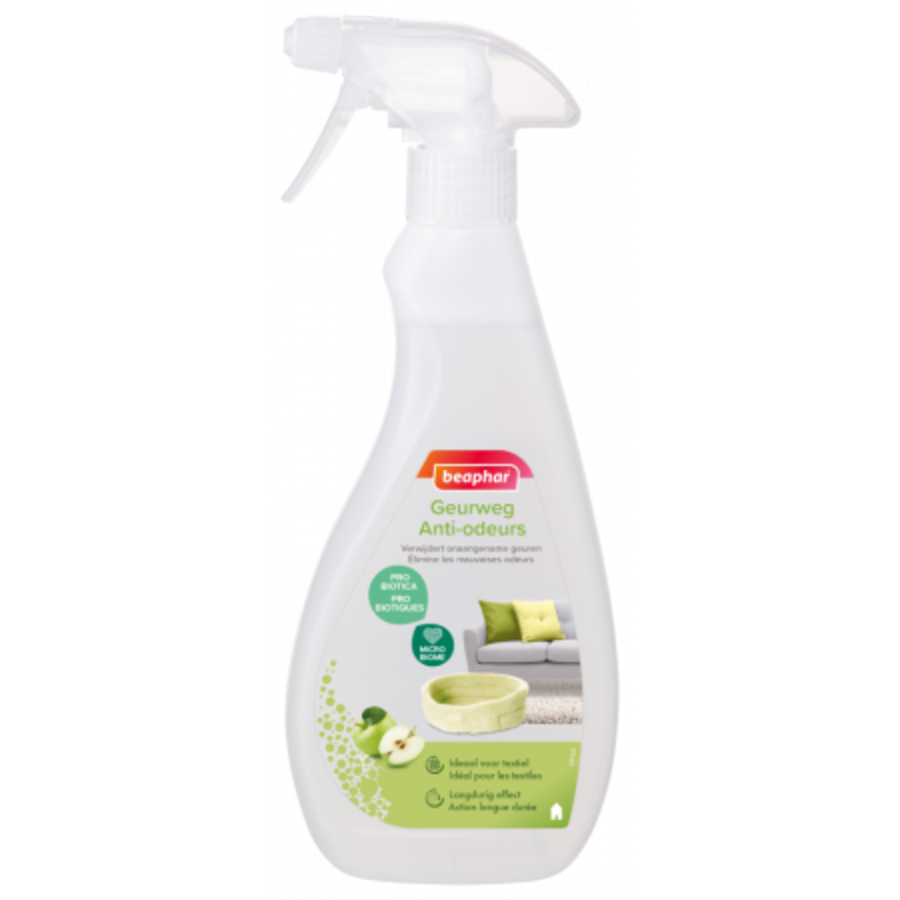 Geurweg Probiotica spray voor het verwijderen van huisdiergeuren