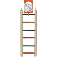 Budgie Ladder 6 step All Wood