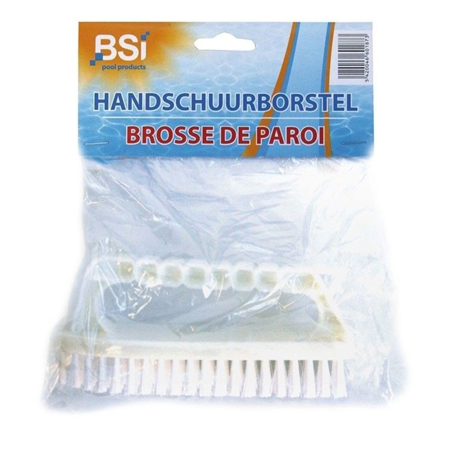 Handschuurborstel voor zwembadwand en waterlijn