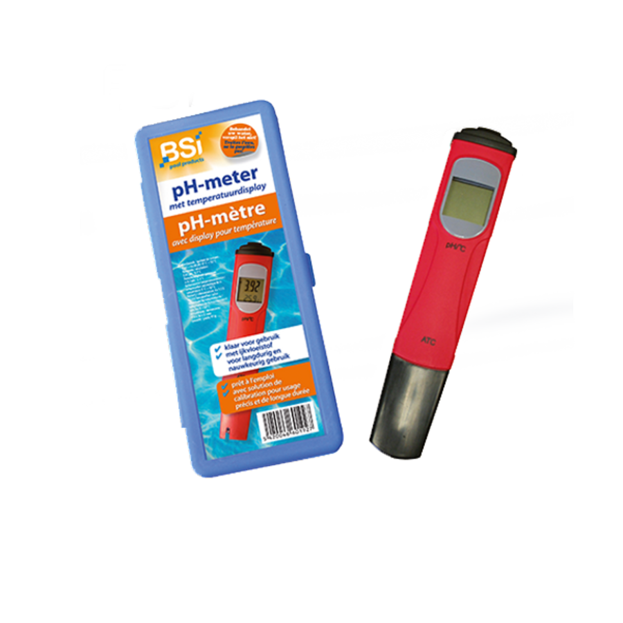 Digitale PH-meter voor zwembadwater met temperatuurmeting