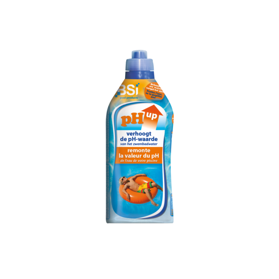 pH Up Liquid voor zwembad en spa | pH verhoger in 1 en 5 liter