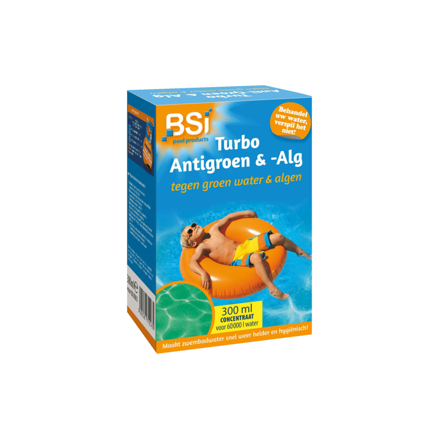Turbo Anti Groen & Alg Zwembad 300ML