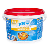 pH-down poeder 2,5 kg voor zwembad en spa