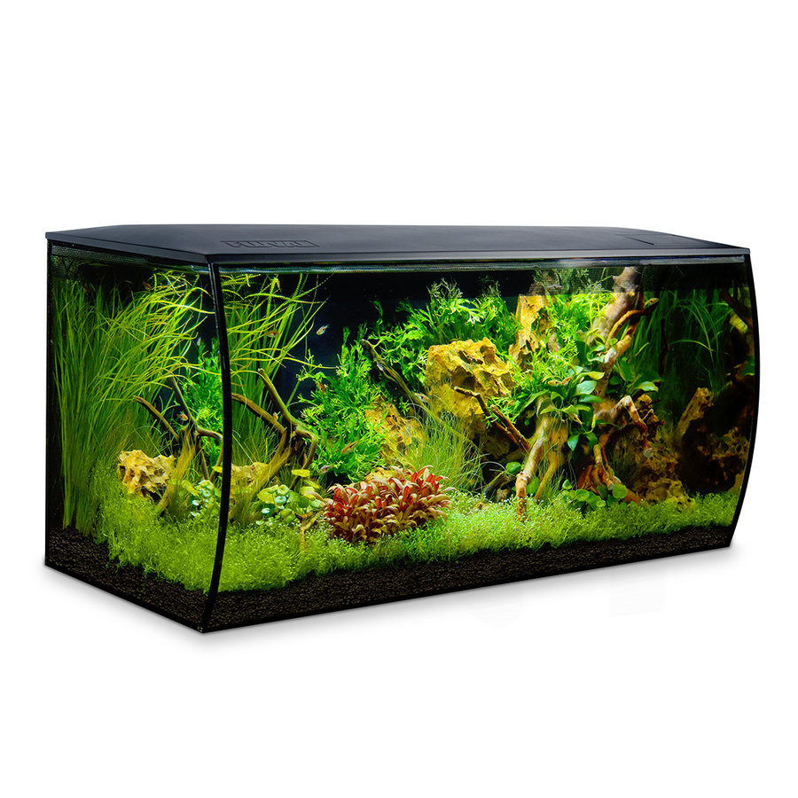 Flex | 123L | 82 x 40 x 39CM  Zwart Aquarium