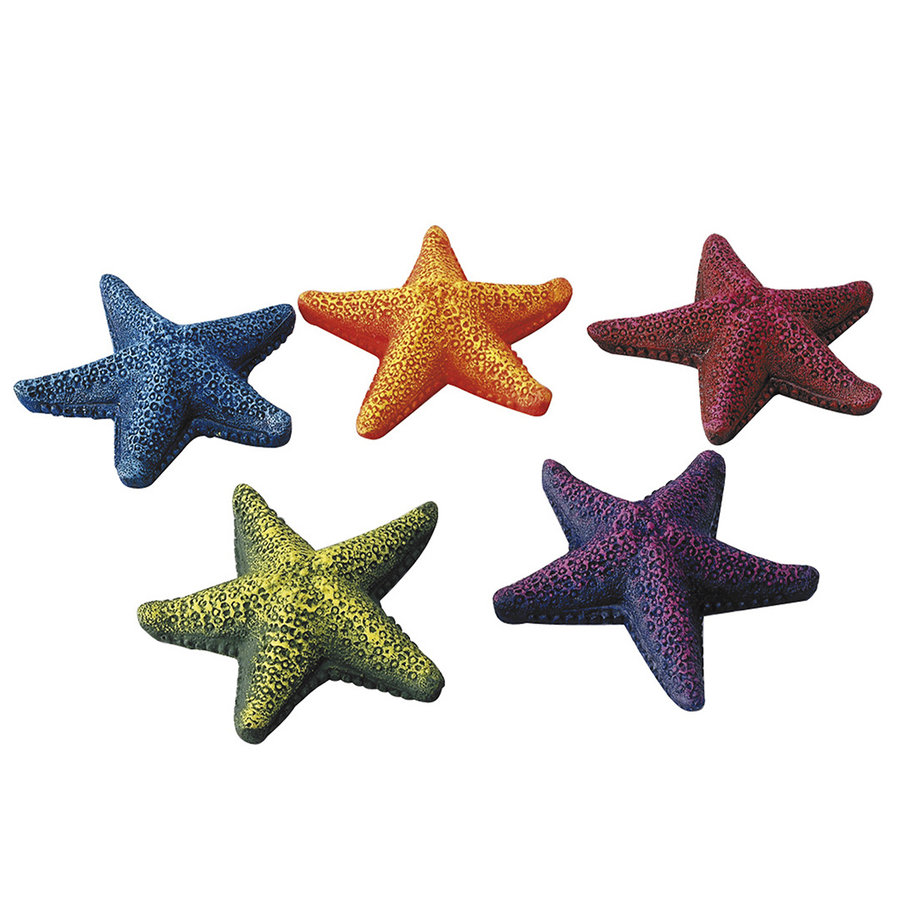 Zeester aquariumornament 8,5 cm | decoratie voor zoet- en zoutwateraquarium