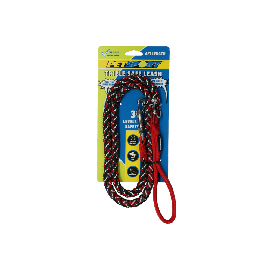 Triple Safe  Leash Blauw