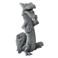 Balinese draak decoratie voor aquarium | terrarium 11 x 13 x 21 cm