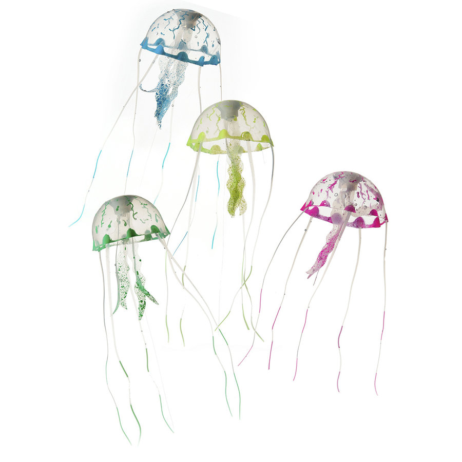 Kwallen decoratie aquarium ornament | 6×6×18 cm