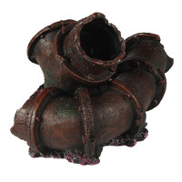 Metalen buizen ornament 22 x 15 x 15 cm | aquariumdecoratie