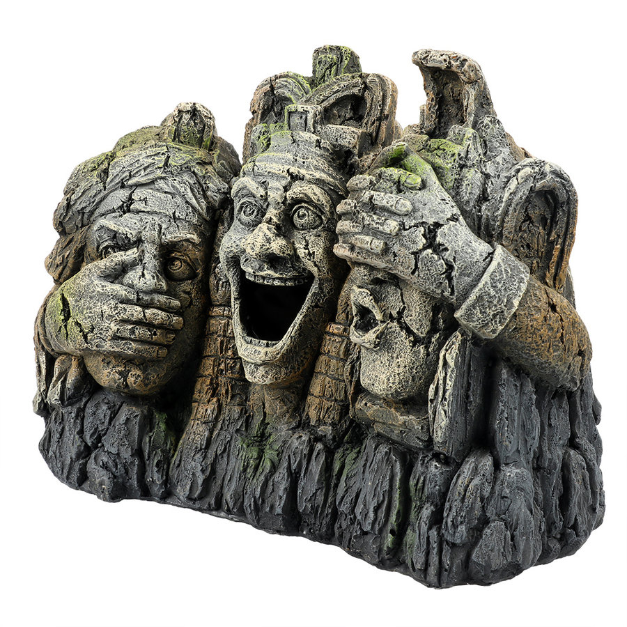 Drie gezichten rots
