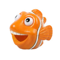 Vis ornament oranje | aquariumdecoratie 10,4 x 8 x 7,5 cm