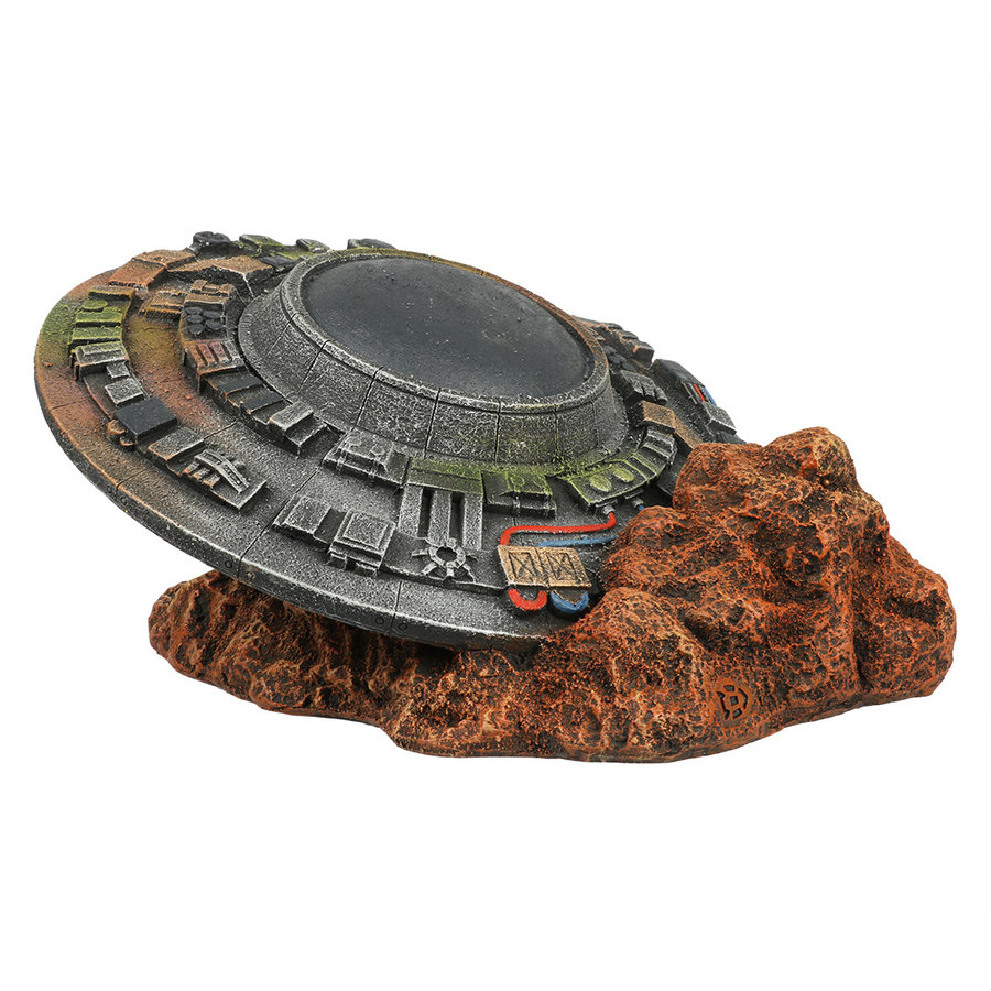 UFO aquarium ornament  ruimtevaart decoratie voor zoet en zout water