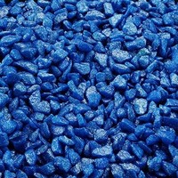 Glamour Stone Ocean Blauw aquariumgrind 6-9 mm | 2 kg | decoratieve bodembedekking