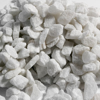 Aquariumgrind Carrara White 9-11 mm | 10 kg | witte bodembedekking