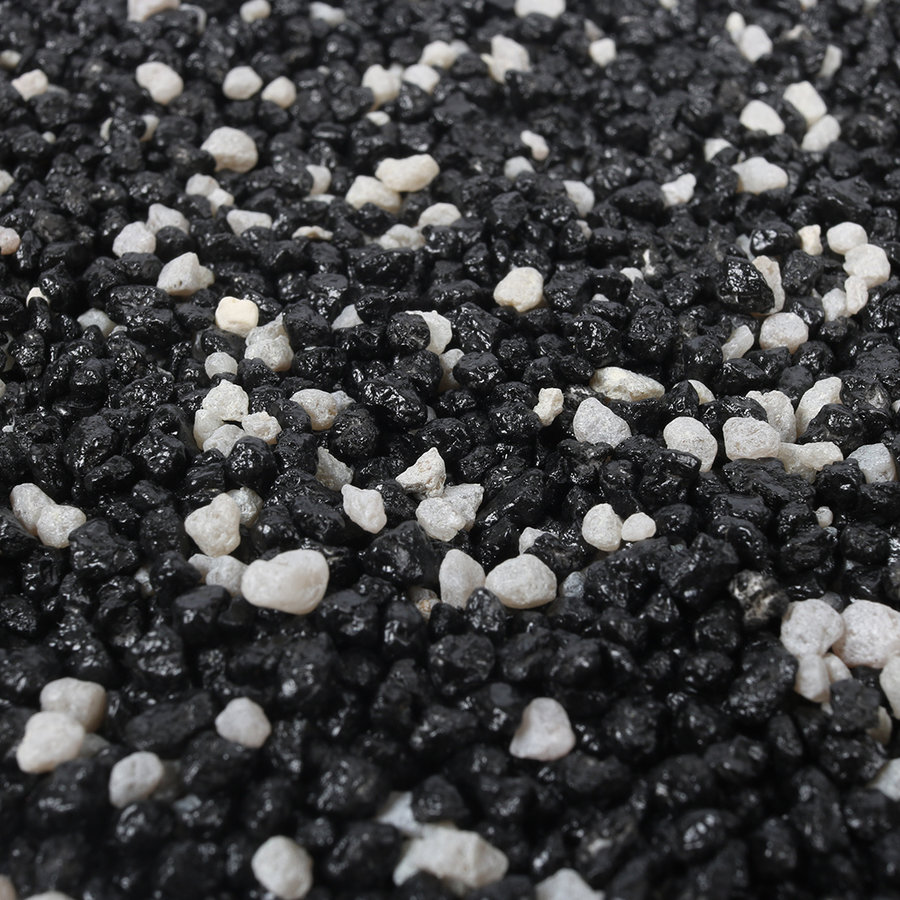 Kleurgrind mix zwart voor aquarium