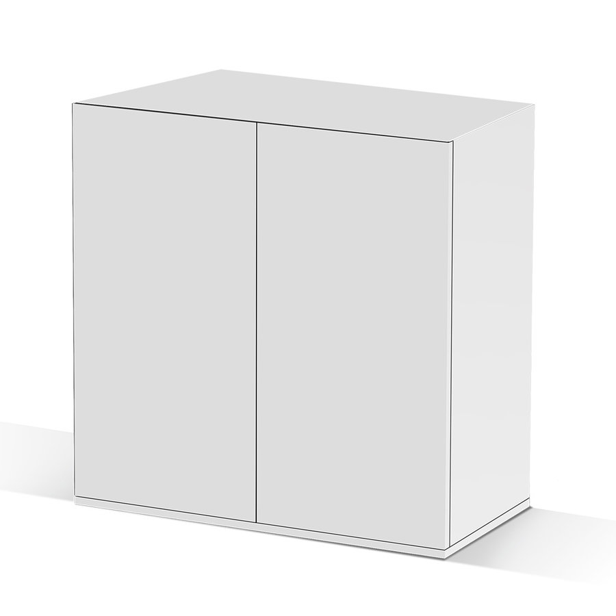 Kast Emotions Nature Pro 80 aquariummeubel 81 x 40 x 83 cm | zwart mystic wit amber oak