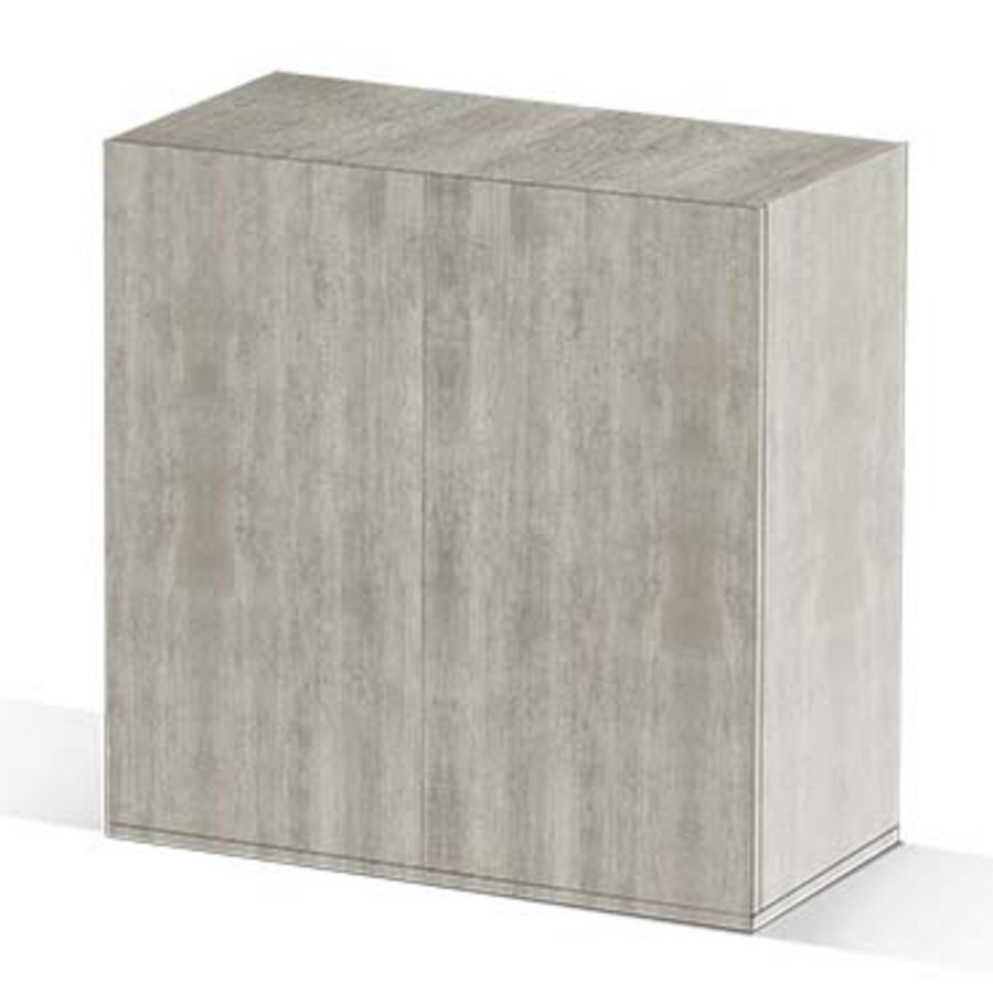 Kast Emotions Nature Pro 80 aquariummeubel 81 x 40 x 83 cm | zwart mystic wit amber oak