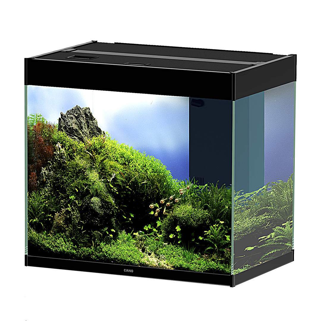 Ciano Emotions Pro 60 | 108L | 61,2 x 40,2 x 56CM Zwart Aquarium Complete set, alles meegeleverd